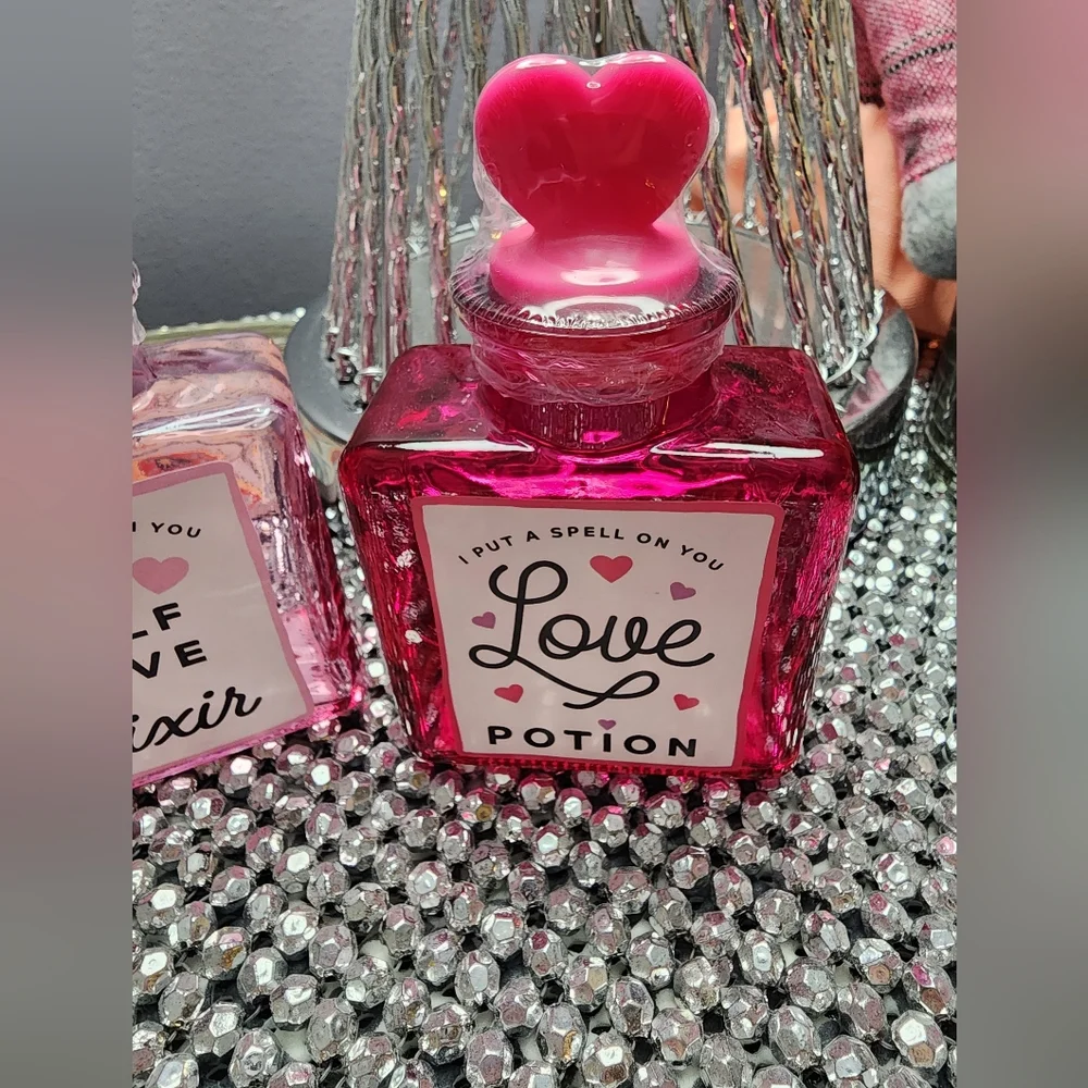 Target Bullseye Valentine Glass Bottles Love Potion Collection